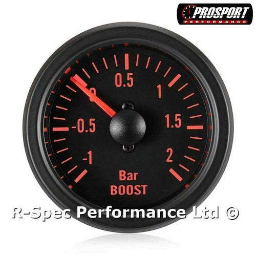 Kit manometro turbo boost 52mm - kit,
