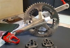 Guarnitura SHIMANO L. 175 Corone 53 - 39 + Pedali Sgancio Rapido