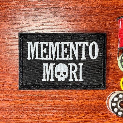 Patch momento mori latino - momento,