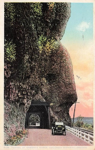 Oneonta gorge tunnel - tunnel, columbia
