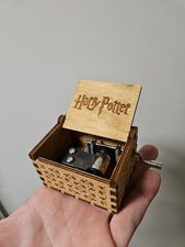 Carillon Sigla Musica Harry Potter In Legno In Ottime Condizioni 