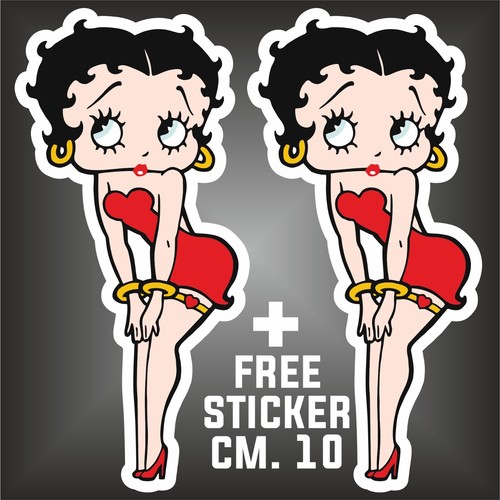 Adesivo betty boop comics - betty,