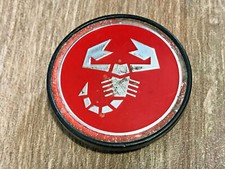 ABARTH 55MM BORCHIA COPPA COPRI MOZZO MOZZI RUOTA RUOTE CERCHIO CERCHI LOGO NOME