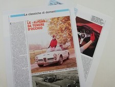 Clipping Ritaglio Articolo 1989 ALFA ROMEO 2000 e 2600 SPIDER Da Tenere D'Occhio