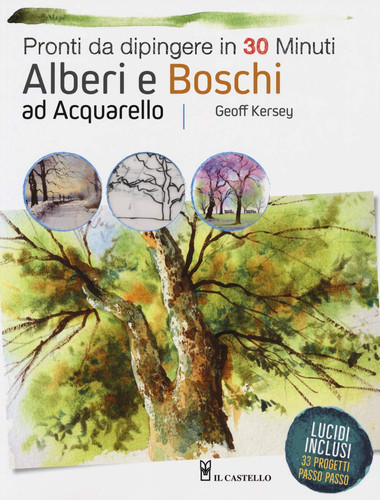 Alberi boschi acquarello - boschi,