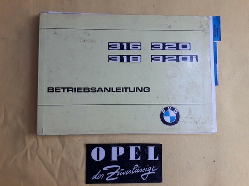 Original bmw betriebsanleitung - bmw,