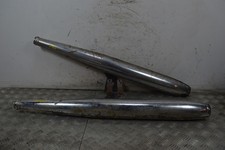 93765- Coppia Marmitta Terminale Di Scarico Jawa 634 350 Dal 1970 Al 1984