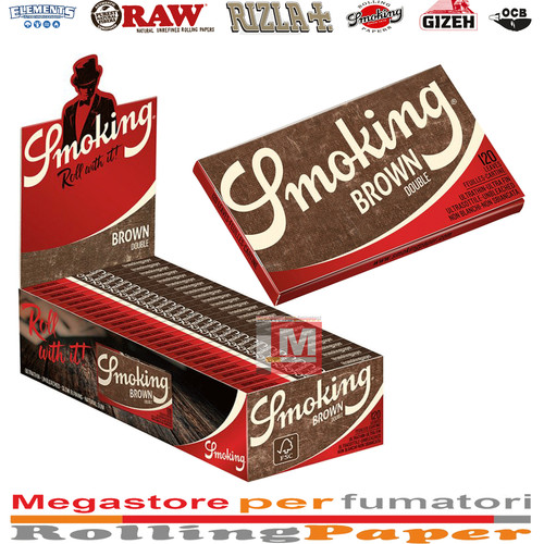 Cartine smoking brown corte - smoking,