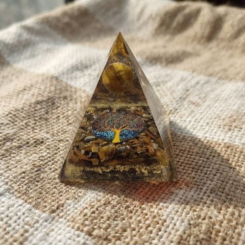 Piramide orgonite cristallo - orgonite,
