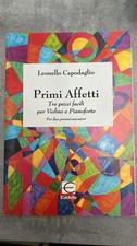 Spartito primi affetti tre - spartito,