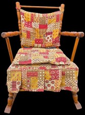 Sedia a dondolo vintage Cass