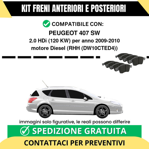 Pastiglie freno ant - freno, post