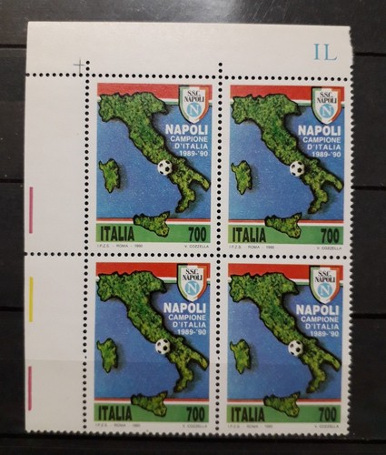 1990 francobolli napoli - francobolli,