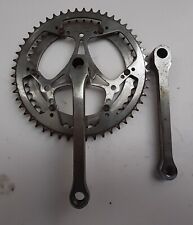 Guarnitura bici uomo sport in acciaio doppia corona denti 52/44,  Bianchi  Maino