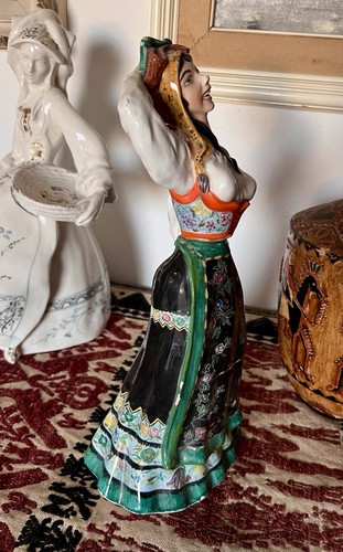 Ceramica italiana 37cm sarda - ceramica,