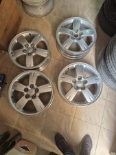 SET 4 CERCHI IN LEGA 17" MITSUBISHI PAJERO L200 17 POLLICI ORIGINALI VEDI FOTO