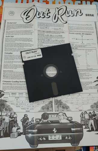 Out run commodore - run, 1986)
