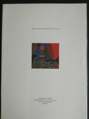Alberto burri opere - opere, grafiche