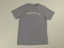 T-shirt uomo WESC logo adulto grafica lilla taglia M