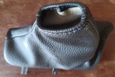 Volvo V70 Cuffia freno a mano in vera pelle nero