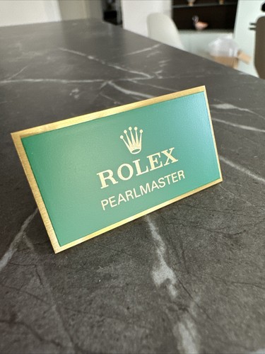 Rolex pearlmaster nameplate - rolex,