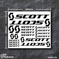 Scott Sticker Nero | Set