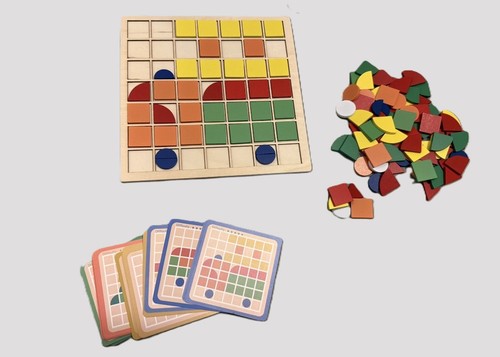 Wooden montessori tangram - wooden,