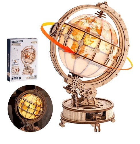 Robotime puzzle kit - 3d-, globo