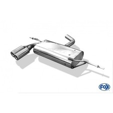 Impianto Fox acciaio inox da catalizzatore 2x76 per Audi A3 8P Sportback 1.6 2.0 1.9TDI 2.0TDI
