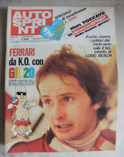 AUTOSPRINT N. 15 DEL 1979 - FERRARI - VILLENUEVE - CON ADESIVO  BENEFICENZA