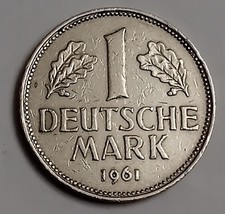 1 Marco Germania 1961 zecca G (Karlsruhe)