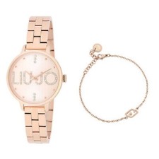 LIU JO COUPLE TLJ2041 OROLOGIO DONNA ROSE' + BRACCIALE 32mm LIST 149€ SOTTOCOSTO