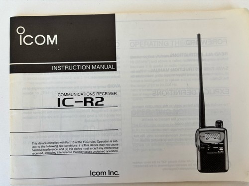 Icom r2 manuale - ic-r2,