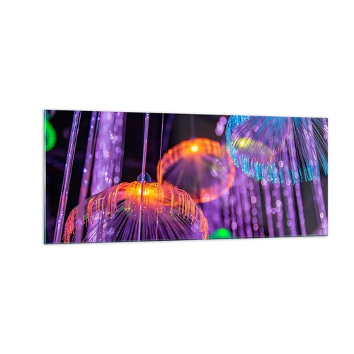 Quadro vetro 100x40cm neon - su,