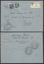 STORIA POSTALE AMG VG 1947