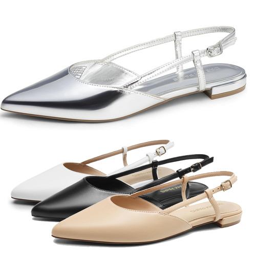 Scarpe basse donna slingback