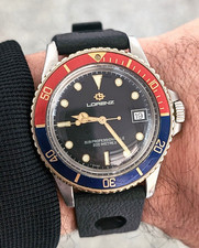 Orologio Lorenz Sub professionnelle diver vintage anni 80 swiss made pepsi montr