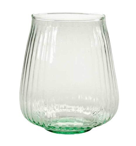 Vaso vetro trasparente - vaso,