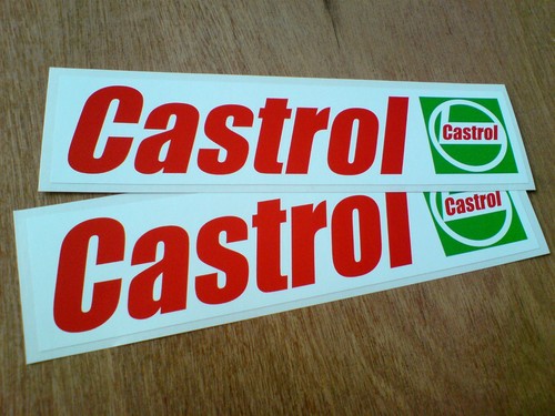 Adesivi castrol old - adesivi,