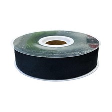 Nastro in VELLUTO DOPPIO 25 mm x 7 metri NERO 14XU