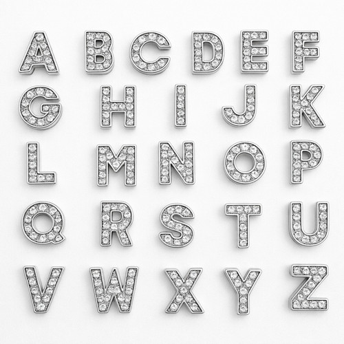 Strass lettere slider - strass,