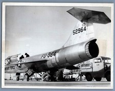 LOCKHEED F-104A STARFIGHTER PALMDALE GRANDE FOTO VINTAGE ORIGINALE PRODUTTORI