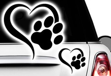 Heart love paw - paw,, cat,