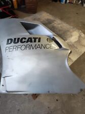 Carena vetroresina vtr sinistra sx Ducati 748 916 996 grigia argento