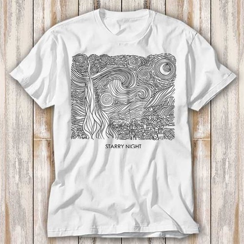 Shirt maglietta van gogh - t-shirt,
