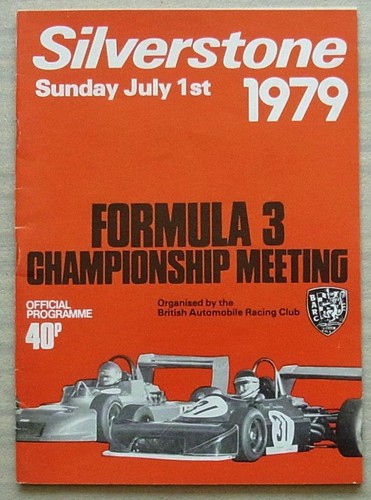 Silverstone luglio 1979 barc - silverstone,