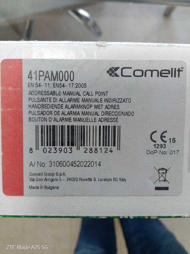 Comelit 41pam000 pulsante - comelit,