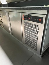 Banco Pizza Refrigerato 2 Porte 60x40 Con Cassettiera Completo Di Vetrinetta GN