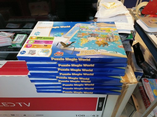 Puzzle mappa mondo in - 48,