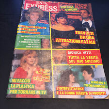 EVA EXPRESS 20 anno 1988 PROIETTI CUCCARINI VITTI GULLIT ALAIN DELON BONACCORTI